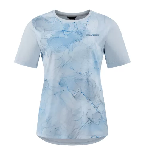 CUBE MEZ NŐI ATX WS Half Zip CMPT RÖVIDUJJÚ MARBLE