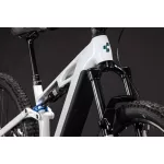 CUBE STEREO HYBRID ONE44 HPC PRO 800 METALLICWHITE'N'BLUE 2027 ELEKTROMOS KERÉKPÁR