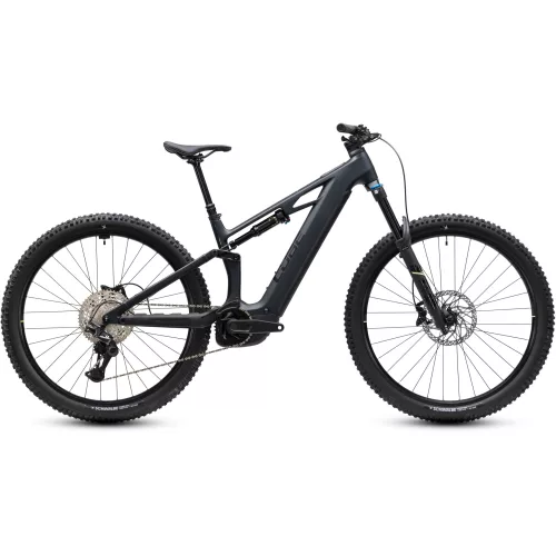 CUBE STEREO HYBRID ONE44 HPC RACE 800 COAL'N'GREEN 2027 ELEKTROMOS KERÉKPÁR