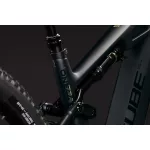 CUBE STEREO HYBRID ONE44 HPC RACE 800 COAL'N'GREEN 2027 ELEKTROMOS KERÉKPÁR