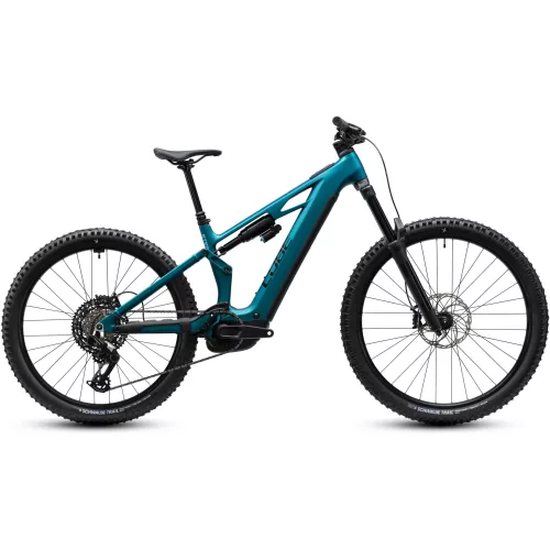 CUBE STEREO HYBRID ONE77 HPC RACE 800 METALLICPETROL'N'BLACK 2027 ELEKTROMOS KERÉKPÁR