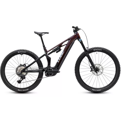 CUBE STEREO HYBRID ONE77 HPC SLX 800 LIQUIDRED'N'BLACK 2027 ELEKTROMOS KERÉKPÁR