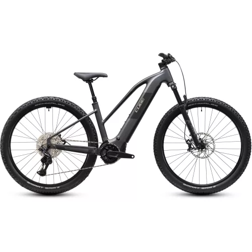 CUBE REACTION HYBRID RACE 800 SLABGREY'N'CHROME 2027 ELEKTROMOS KERÉKPÁR