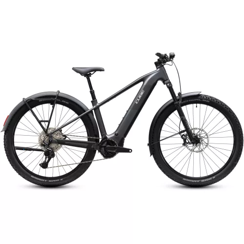 CUBE REACTION HYBRID RACE 800 FE SLABGREY'N'CHROME 2027 ELEKTROMOS KERÉKPÁR