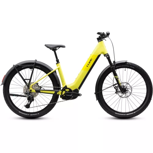 CUBE REACTION HYBRID RACE 800 FE BANANASPLIT'N'BLACK 2027 ELEKTROMOS KERÉKPÁR