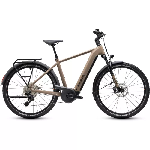 CUBE NURIDE HYBRID PRO 800 CAPPUCCINO'N'BLACK 2027 ELEKTROMOS KERÉKPÁR