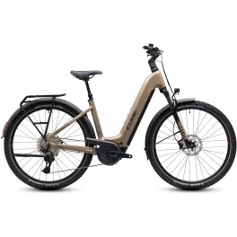   CUBE NURIDE HYBRID PRO 800 CAPPUCCINO'N'BLACK 2027 ELEKTROMOS KERÉKPÁR