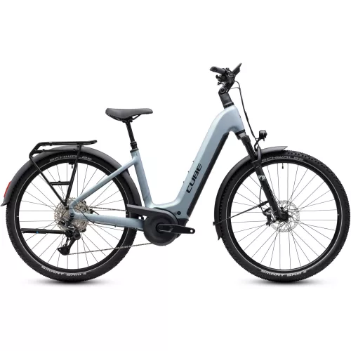 CUBE NURIDE HYBRID EXC 800 SEAGREY'N'BLACK 2027 ELEKTROMOS KERÉKPÁR