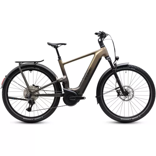 CUBE NURIDE HYBRID ONE11 HPC SLX 800 GOLDENBROWN'N'BLACK 2027 ELEKTROMOS KERÉKPÁR