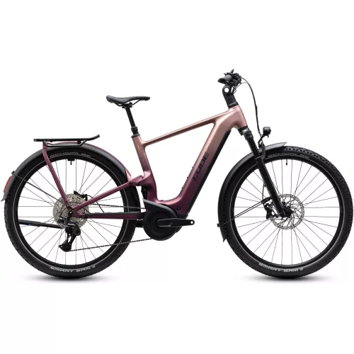 CUBE NURIDE HYBRID ONE11 HPC SLX 800 MAUVE'N'BLACK 2027 ELEKTROMOS KERÉKPÁR