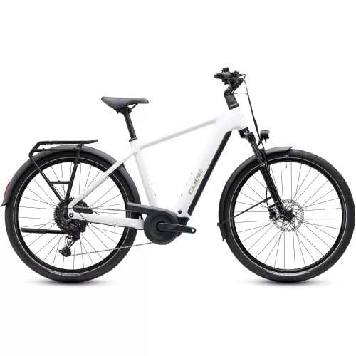 CUBE TOURING HYBRID ONE 600 METALLICWHITE'N'CHROME 2027 ELEKTROMOS KERÉKPÁR
