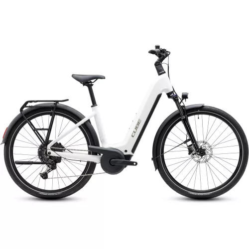 CUBE TOURING HYBRID ONE 600 METALLICWHITE'N'CHROME 2027 ELEKTROMOS KERÉKPÁR