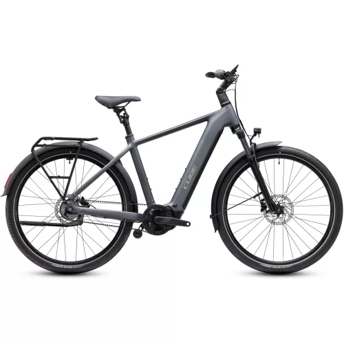 CUBE TOURING HYBRID DELUXE SLX 800 SLABGREY'N'CHROME 2027 ELEKTROMOS KERÉKPÁR