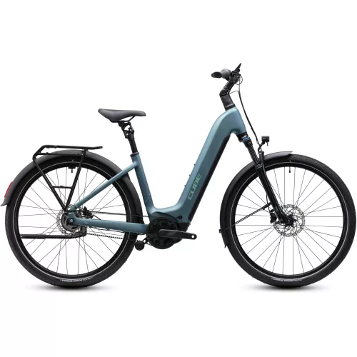 CUBE TOURING HYBRID DELUXE SLX 800 GREENGRANIT'N'GREEN 2027 ELEKTROMOS KERÉKPÁR