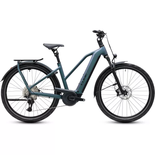 CUBE KATHMANDU HYBRID PRO 800 SMARAGDGREY'N'BLACK 2027 ELEKTROMOS KERÉKPÁR