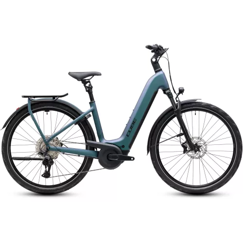 CUBE KATHMANDU HYBRID PRO 800 SMARAGDGREY'N'BLACK 2027 ELEKTROMOS KERÉKPÁR
