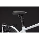 CUBE KATHMANDU HYBRID DELUXE PRO 800 METALLICWHITE'N'CHROME 2027 ELEKTROMOS KERÉKPÁR