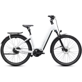   CUBE KATHMANDU HYBRID DELUXE PRO 800 METALLICWHITE'N'CHROME 2027 ELEKTROMOS KERÉKPÁR