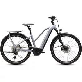   CUBE KATHMANDU HYBRID EXC 800 SLATEGREY'N'CHROME 2027 ELEKTROMOS KERÉKPÁR