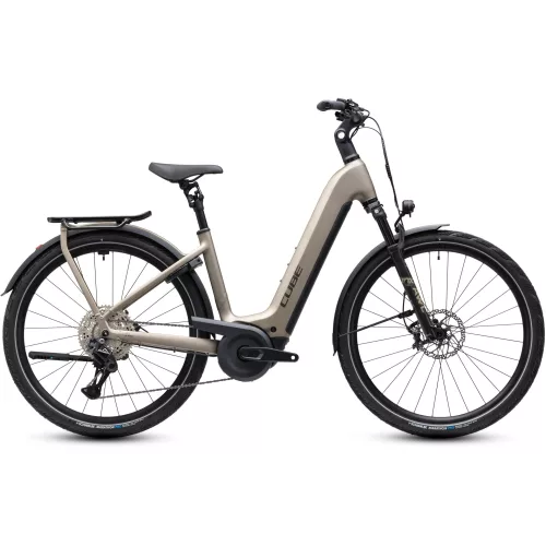 CUBE KATHMANDU HYBRID SLX 800 FLASHSTONE'N'CHROME 2027 ELEKTROMOS KERÉKPÁR