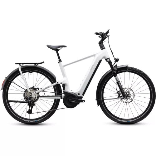 CUBE KATHMANDU HYBRID ONE11 HPC SLX 800 METALLICWHITE'N'PRIZM 2027 ELEKTROMOS KERÉKPÁR