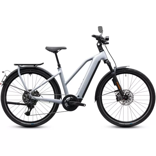 CUBE KATHMANDU HYBRID 45 800 SLATEGREY'N'CHROME 2027 ELEKTROMOS KERÉKPÁR