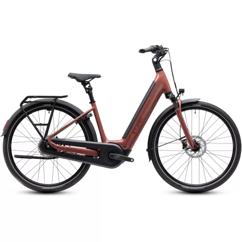 CUBE SUPREME HYBRID COMFORT PRO 600 BURGUNDY'N'CLARET 2027 ELEKTROMOS KERÉKPÁR
