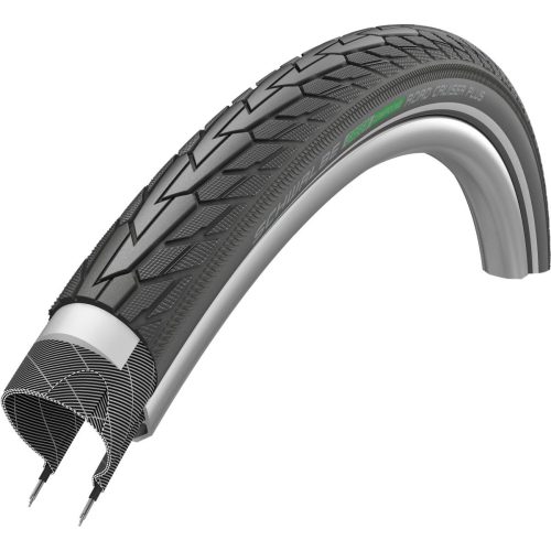SCHWALBE KÜLSŐ 622-42(28x1,60) ROAD CRUISER PLUS ACT HS484 PG GREEN REF TW 820g