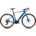 CUBE NUROAD HYBRID C:62 EXC 400X TROPICALTEAL'N'BLACK 2027 ELEKTROMOS KERÉKPÁR