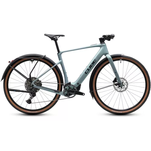 CUBE NULANE HYBRID C:62 RACE 400X FE SEAGREY'N'BLACK 2027 ELEKTROMOS KERÉKPÁR