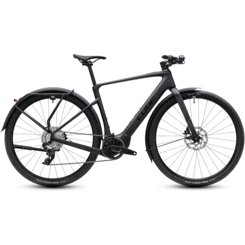 CUBE NULANE HYBRID C:62 SLX 400X FE MINERALBLACK'N'ORANGE 2027 ELEKTROMOS KERÉKPÁR