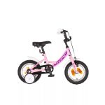 KPC FLOUBIKE KITTY 12 RÓZSASZÍN VILÁGÍTÓS GYEREK KERÉKPÁR