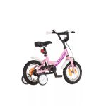 KPC FLOUBIKE KITTY 12 RÓZSASZÍN VILÁGÍTÓS GYEREK KERÉKPÁR