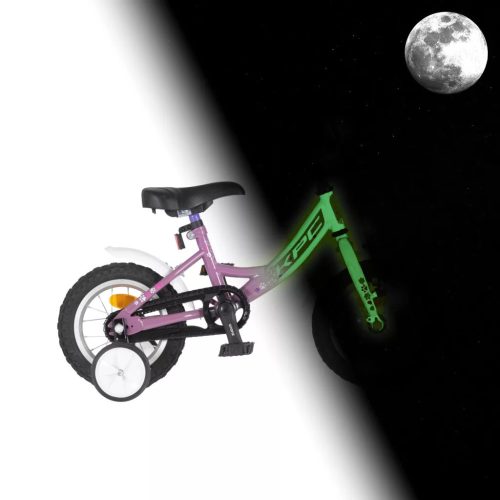 KPC FLOUBIKE RABBIT 12 LILA VILÁGÍTÓS GYEREK KERÉKPÁR
