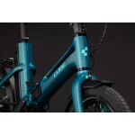 CUBE FOLD HYBRID DELUXE 540 METALLICPETROL'N'SEA 2027 ELEKTROMOS KERÉKPÁR