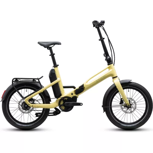 CUBE FOLD HYBRID DELUXE 540 PALEYELLOW'N'SAGE 2027 ELEKTROMOS KERÉKPÁR