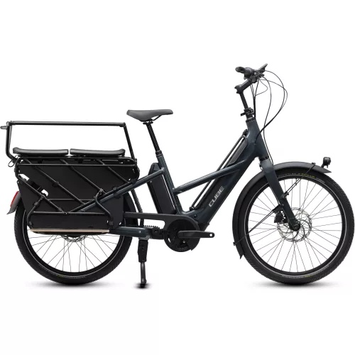 CUBE LONGTAIL HYBRID DELUXE FAMILY 800 SHADOWGREY'N'GREY 2027 ELEKTROMOS KERÉKPÁR