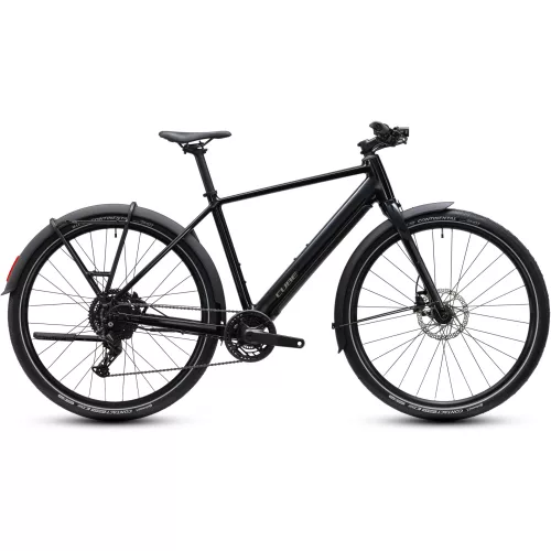 CUBE EDITOR HYBRID ONE 360 FE BLACK'N'IRONGREY 2027 ELEKTROMOS KERÉKPÁR