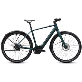   CUBE EDITOR HYBRID SLX 400X FE GLITTERTEAL'N'BLACK 2027 ELEKTROMOS KERÉKPÁR