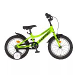 KPC FLOUBIKE RAPTOR 16 ZÖLD VILÁGÍTÓS GYEREK KERÉKPÁR