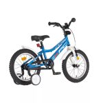 KPC FLOUBIKE POLICE 16 KÉK VILÁGÍTÓS GYEREK KERÉKPÁR