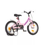 KPC FLOUBIKE KITTY 16 RÓZSASZÍN VILÁGÍTÓS GYEREK KERÉKPÁR