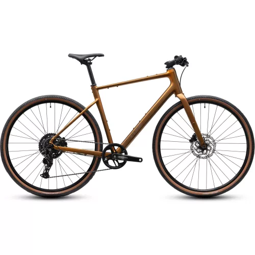 CUBE NULANE ONE METALLICCARAMEL'N'BROWN 2027 VÁROSI KERÉKPÁR