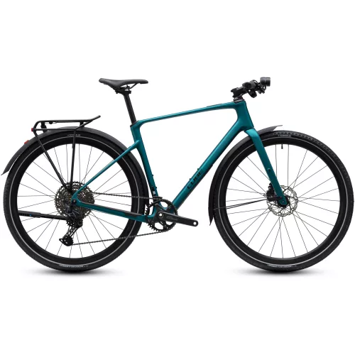 CUBE NULANE C:62 SLX FE METALLICPETROL'N'BLACK 2027 VÁROSI KERÉKPÁR