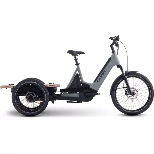 CUBE TRIKE FLATBED HYBRID 750 SWAMPGREY'N'REFLEX 2027 ELEKTROMOS KERÉKPÁR