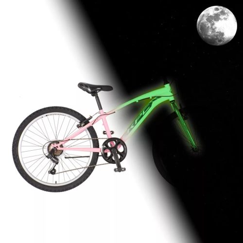 KPC FLOUBIKE BLOOM 24 RÓZSASZÍN VILÁGÍTÓS GYEREK KERÉKPÁR