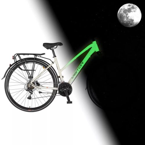 KPC VISITOR FLOUBIKE FEHÉR NŐI TREKKING KERÉKPÁR