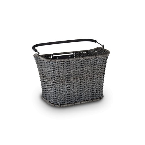 KOSÁR RFR Front Basket Klick&Go Rattan 20 (LxWxH) 320 x 250 x 220 mm black