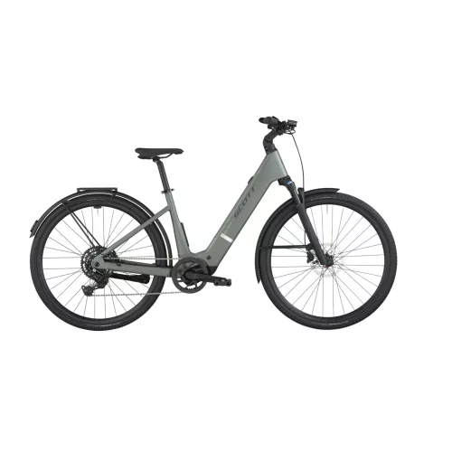 SCOTT 2026 PASSAGE HYBRID 20 WAVE EE HIGHLAND GREEN ELEKTROMOS KERÉKPÁR