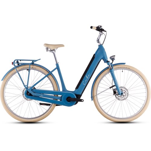 Cube 25 Ella Hybrid 500 sphereblue'n'creme elektromos kerékpár 2025